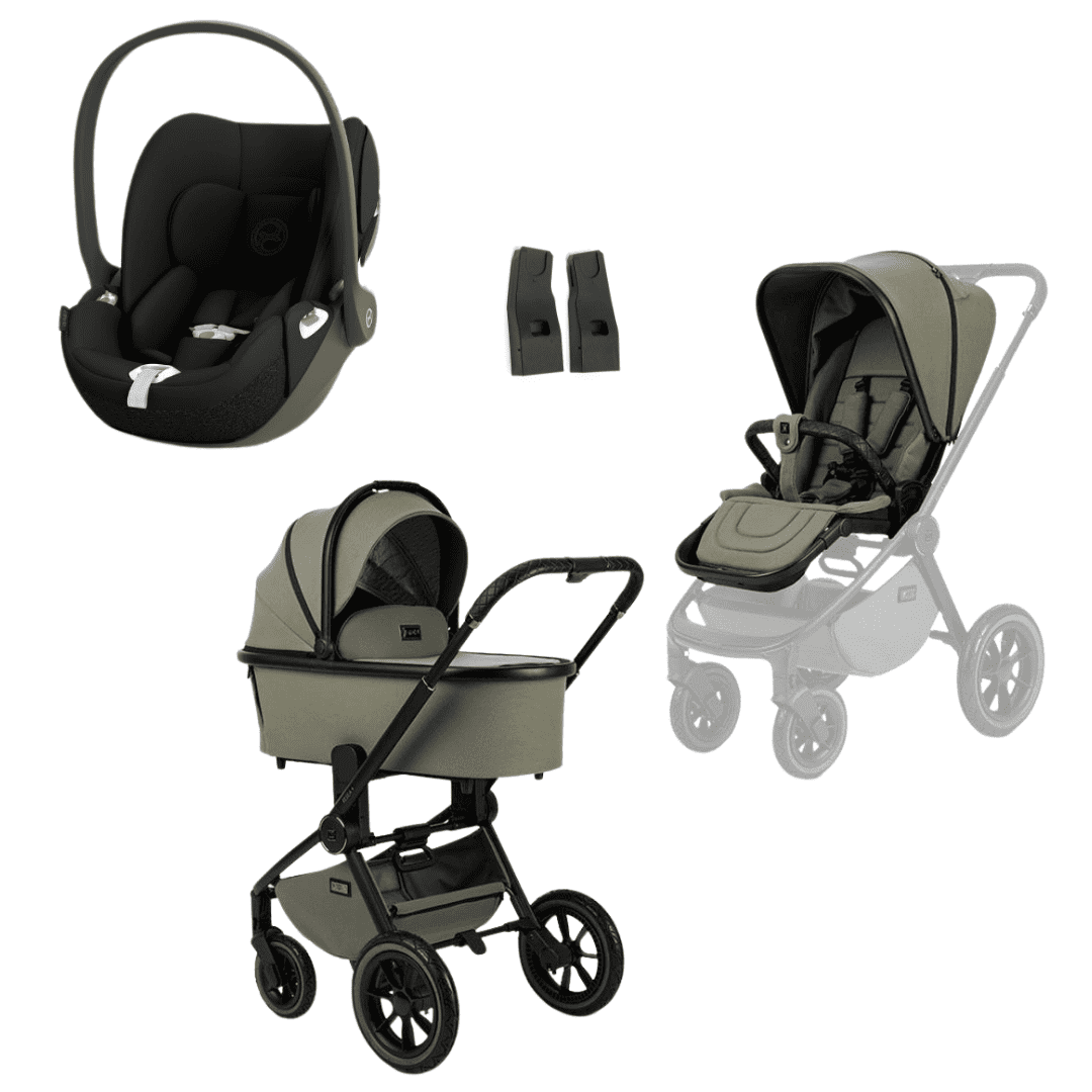 Moon RESEA+ Kombikinderwagen 3in1 Set inkl. Cloud T –  Moos Green Sepia Black | black – Moon RESEA+ Kombikinderwagen 3in1 Set inkl. Cloud T Moos Green Sepia Black | black bei babybrands.de kaufen ✓ sicher, einfach & bequem online bestellen ✓